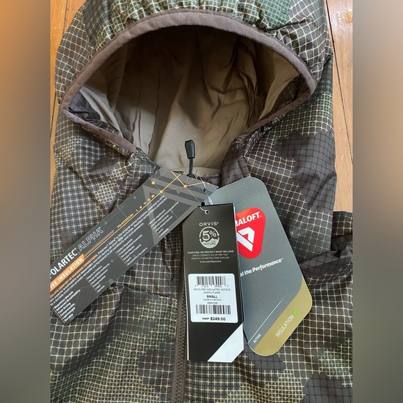 Orvis Pro Insulated Hoodie Mens Small Camo - Picture 9 of 16